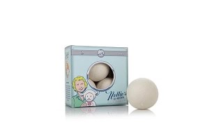 Nellies AllNatural Lamby Dryerballs 4pack [upl. by Eimas35]