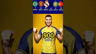 Cristiano Ronaldo All Goals 900 Goals Every Club And National team ronaldo shorts [upl. by Acul82]