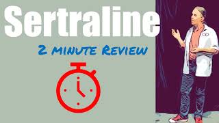 Sertraline Review in 2 Minutes  Uses Dosage Warnings and Side Effects [upl. by Ehcram]