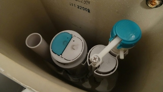 How to Adjust the Flush Water Level on a dual flush Toilet [upl. by Analad812]