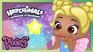 Hatchimals Pixies Episodes 6 to 10  Adventures in Hatchtopia Compilation  Cartoon for Kids [upl. by Areik]