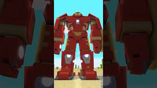 Zombie Becomes Hulkbuster in Hulk Challenge ⌚⚡⌚ Transform Watch minecraft zombieavenger [upl. by Allenrad350]