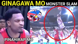 Justin Brownlee Answer to EJ Anosike MONSTER SLAM  Ginebra vs SMB Game 6 [upl. by Lezah]