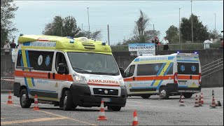 Ambulanze Formula di Guida Sicura REAS 2024  Emergency Ambulances Driving Course [upl. by Oletta656]