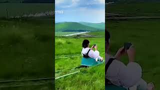 Asyik Seluncuran di Hulunbuir Grassland Mongolia [upl. by Donell]