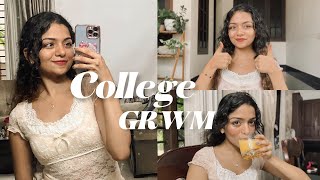 College Get ready with me🧸🩰  Hansika Krishna [upl. by Gilson943]