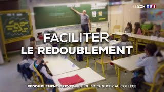 Redoublement brevet TF1 fait le point sur ce qui va changer au collège [upl. by Creigh]