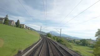 CabView  SBB Re44 Switzerland Vol4 the railway to Luzern FHD60p [upl. by Oidivo]