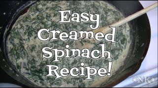 Creamed Spinach Recipe Noreens Kitchen [upl. by Eyram473]