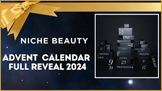 NICHE BEAUTY ADVENT CALENDAR FULL REVEAL 2024 [upl. by Smitt]