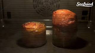 Leberkäse im Ofen wächst aus dem Glas Zeitraffer [upl. by Leahcim]