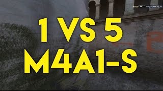 1 vs 5 Clutch M4A1s [upl. by Brandie78]