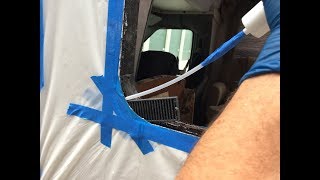 Inexpensive RV Wall Repair How To Fix Delaminated Fiberglass Siding [upl. by Armelda]