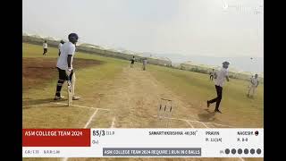 Live Cricket Match  Cam Nigdi vs ASM College Team 2024  14Nov24 1142 AM 12 overs  Individual m [upl. by Aisatna]