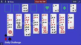 Microsoft Solitaire Collection  FreeCell Easy  February 16 2015  Daily Challenges [upl. by Hart]