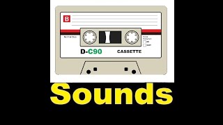 Cassette Sound Effects With Drawing [upl. by Tijnar]