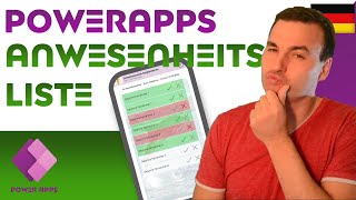 Lern PowerApps EP24 Anwesenheitsliste ✅✅✅❌✅ [upl. by Kaasi666]