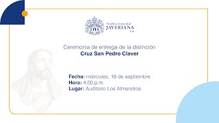 Ceremonia de Imposición de la Cruz San Pedro Claver 2024 [upl. by Edylc]