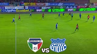 ⚽ IMBABURA VS EMELEC 12  FECHA 14 LIGA PRO 2024 [upl. by Eissat]