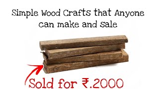 Saleable Wood Projects  Scrap Wood Ideas  DIY Wood Crafts  Small Wood Craft Projects diy [upl. by Pinette433]