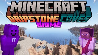 Minecraft Modded Dripstone Cave Biome Experience [upl. by Cam]