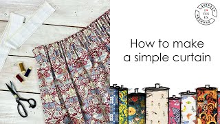 how to make a simple curtain [upl. by Ysak]