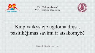 Kaip vaikystėje ugdoma drąsa pasitikėjimas savimi ir atsakomybė [upl. by Halona]