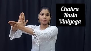 chakra hasta viniyoga bharatanatyam viniyoga kalakshetra hastamudra mudra mudhravideos [upl. by Deirdra]