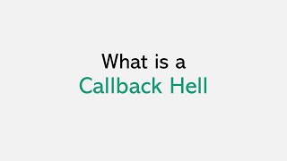 What is Callback Hell [upl. by Palm]