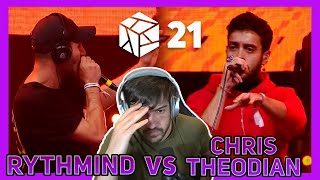 Rythmind vs Chris TheOdian  GBB 21  Reaccion [upl. by Perpetua]