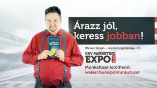 Weiser István  Árazz jól keress jobban Marketing Expo előadás 2016 [upl. by Naiva963]