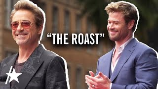 Robert Downey Jr ROASTS Chris Hemsworth In Walk Of Fame Speech [upl. by Orji80]