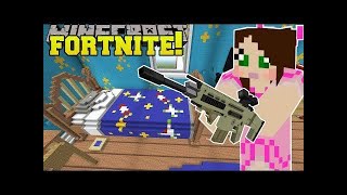 PopularMMOs Pat and Jen Minecraft TOY STORY BEDROOM  FORTNITE BATTLE ROYALE  Modded MiniGame [upl. by Sakram]