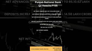 Punjab National Bank Q2 Results FY25 pnb banknifty fundamental bse news nse crypto stocks [upl. by Ede]