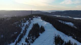 Varingskollen Alpinsenter  Hakadal  Nittedal  Viken  Norway 🇳🇴  DJI Mavic 2 Pro Drone  4K [upl. by Zsuedat162]