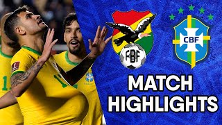 Brazil vs Bolivia  Matchday 18 Highlights  CONMEBOL South American World Cup Qualifiers [upl. by Placida]