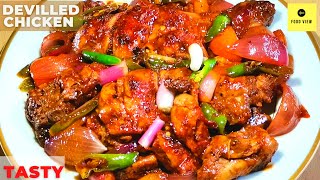 SPICY DEVILLED CHICKEN  FRIED DEVILS CHICKEN  DEVIL CHICKEN RECIPE [upl. by Conias]