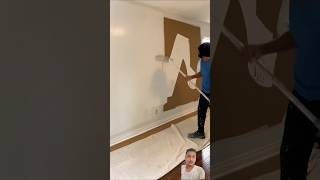 House painter diy satisfying painting subscribe construction wall interiorpainting paint [upl. by Scibert]