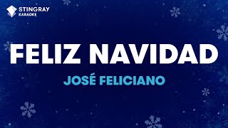 Feliz Navidad Jose Feliciano Karaoke with Lyrics [upl. by Eciened]