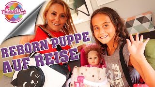 REBORN BABY auf REISE  Koffer packen für den URLAUB  Mileys Welt [upl. by Ecydnarb182]