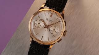 Brichot chronograph by Heuer from 1960s gold plated [upl. by Massie]