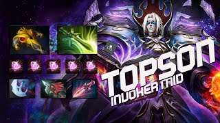 TOPSON Invoker Unkillable  Dota 2 Gameplay Watch amp Learn [upl. by Zea]