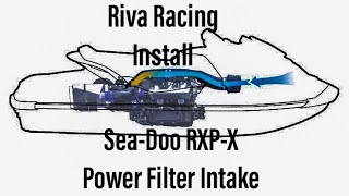 Riva Racing Install SeaDoo RXPX 300 Power Filter Intake [upl. by Humo]