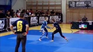 VI PP NOGI JIU JITSU 2016  Oliwia Łącka vs Durmowicz Agnieszka [upl. by Elwee]