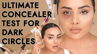 Trying 10 concealers for dark circles  the ultimate test  Nina Ubhi [upl. by Eelitan]