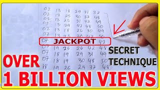 Secret Lottery Strategy to win the Jackpot and Consolation Prizes [upl. by Leissam]