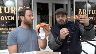 Barstool Pizza Review  Arturos Pizza With Special Guest Adam Richman of Man Vs Food [upl. by Aikram]