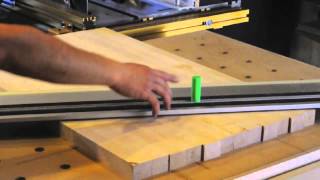 Squaring a butcher block with Festool TS75 Track Saw [upl. by Manouch]