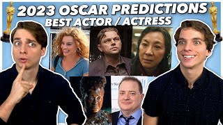 EARLY 2023 Oscar Predictions  Actor amp Actress [upl. by Nnaassilem]