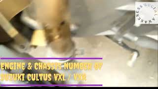 Find Suzuki Cultus vxl and vxr Engine and Chassis number [upl. by Banebrudge625]